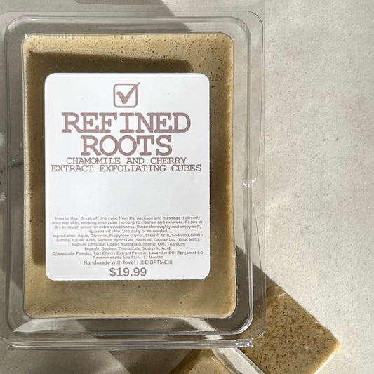 Refined Roots (Chamomile and Cherry Extract Exfoliating Cubes)